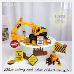 Bánh sinh nhật Máy Xúc