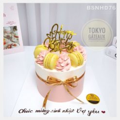 Bánh sinh nhật Yellow Macaron