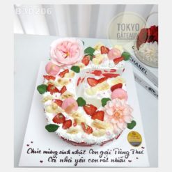 Bánh sinh nhật Tạo Hình Chữ Cái