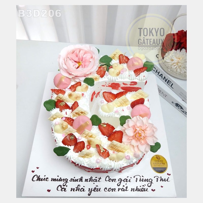 Bánh sinh nhật Tạo Hình Chữ Cái