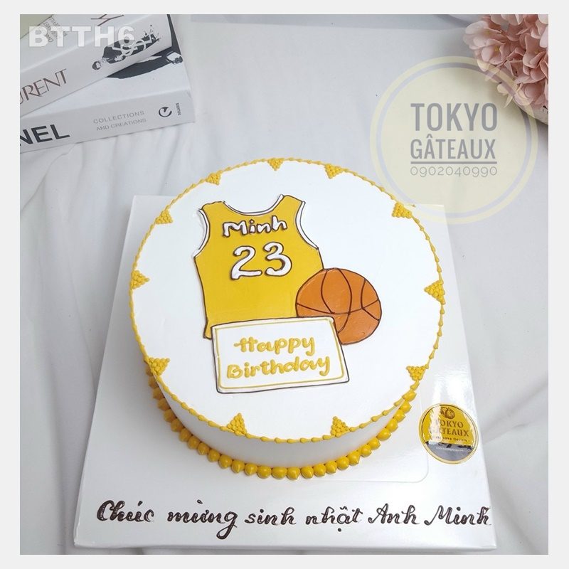 Bánh sinh nhật Áo Bóng Rổ