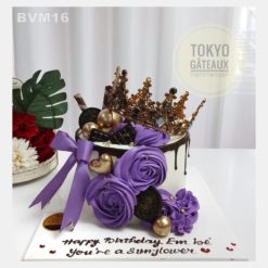 Bánh sinh nhật Vương Miện Hoa Tím