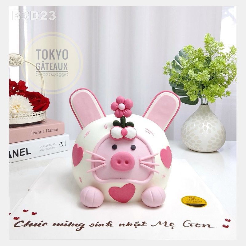 Bánh sinh nhật Lợn Hoa