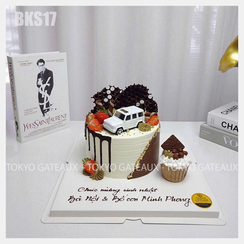 Bánh sinh nhật Ô tô và Socola