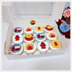 Set 12c Cupcake cứu hỏa