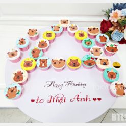 Set Cupcake Capybara