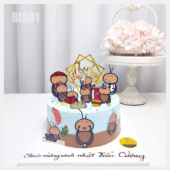Bánh sinh nhật Tiểu Cường lộng hành