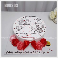 Bánh sinh nhật Hành trình gia đình