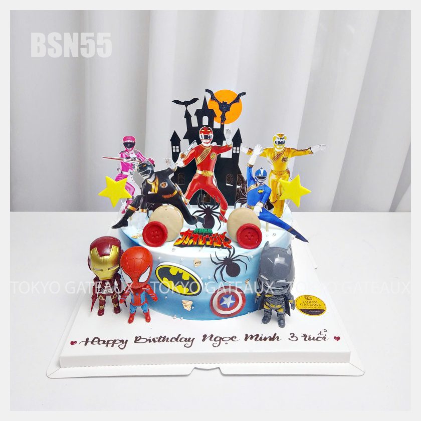 Bánh sinh nhật Siêu nhân Anh hùng