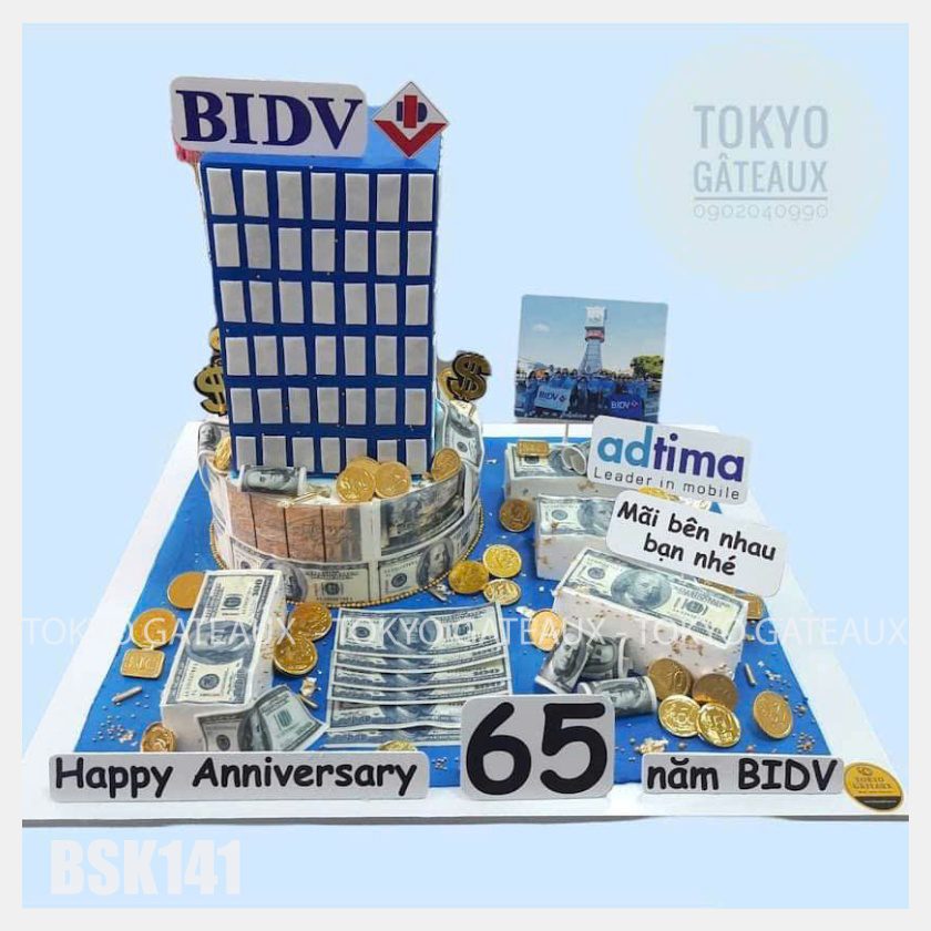 Bánh sinh nhật Tòa Nhà BIDV