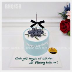 Bánh sinh nhật Blueberry hiện đại