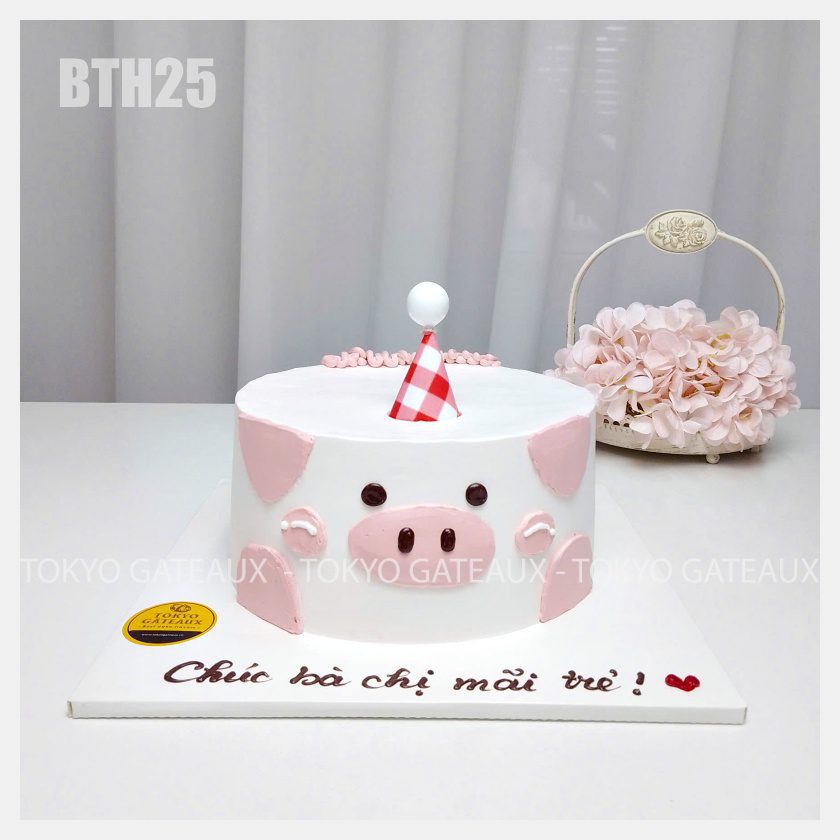 Bánh sinh nhật Heo Hồng