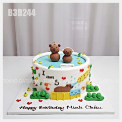 Bánh sinh nhật Capybara Dứa
