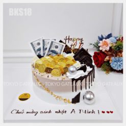 Bánh sinh nhật Chocolate & Dollars