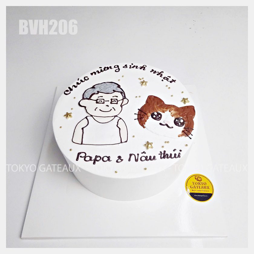 Bánh sinh nhật Papa yêu dấu