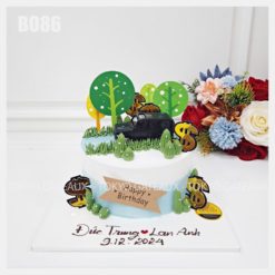 Bánh sinh nhật Ô Tô Xanh