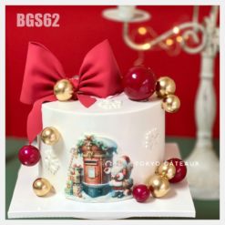 Bánh sinh nhật Nơ Giáng Sinh