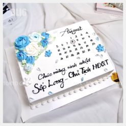 Bánh sinh nhật August Flowers