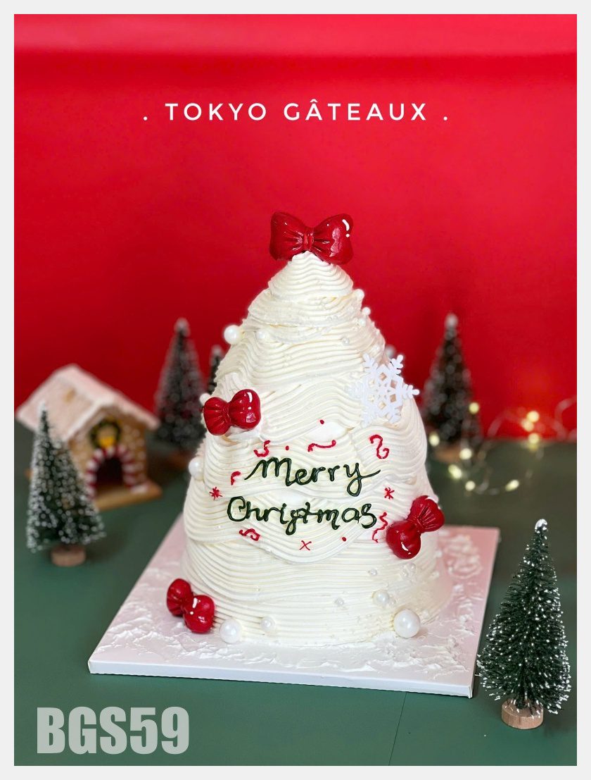 Bánh sinh nhật Snowy Christmas Tree