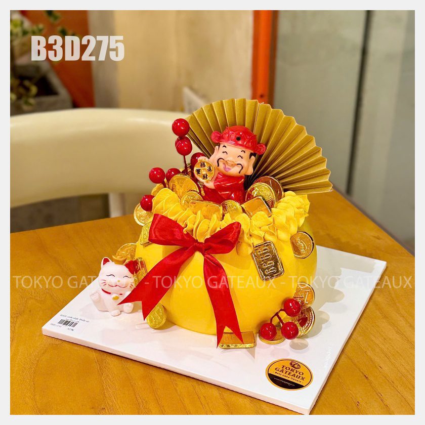 Bánh sinh nhật Hũ Vàng Thần Tài