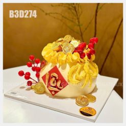 Bánh sinh nhật Hũ Lộc Vàng