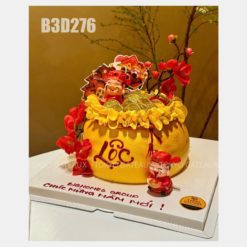 Bánh sinh nhật Thần Tài Đón Xuân