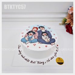 Bánh sinh nhật Gia Đình Chibi
