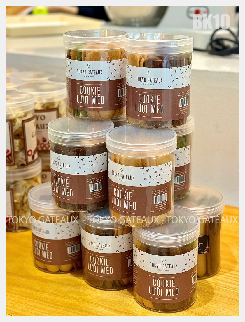 Bánh Cookie Lưỡi Mèo