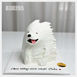 Bánh sinh nhật Cún Trắng