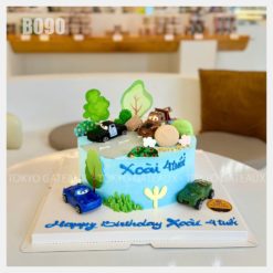 Bánh sinh nhật Xe Cộ Vui Nhộn