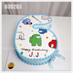 Bánh sinh nhật Số 6 Among Us