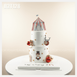 B2T128 - Bánh sinh nhật rạp xiếc vui nhộn