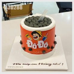 B3D288 - Bánh sinh nhật trà sữa Đô Đô