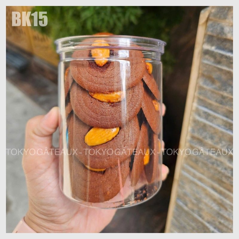 BK15 - Cookie đồng xu choco hạnh nhân
